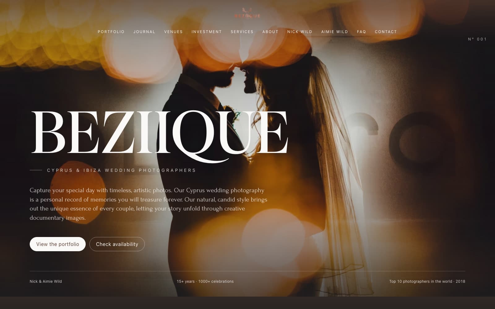 Beziique — website designed and built by STRATEX